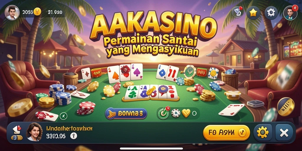 Tangkapan layar utama AAKASINO menampilkan momen seru dalam permainan Casual.