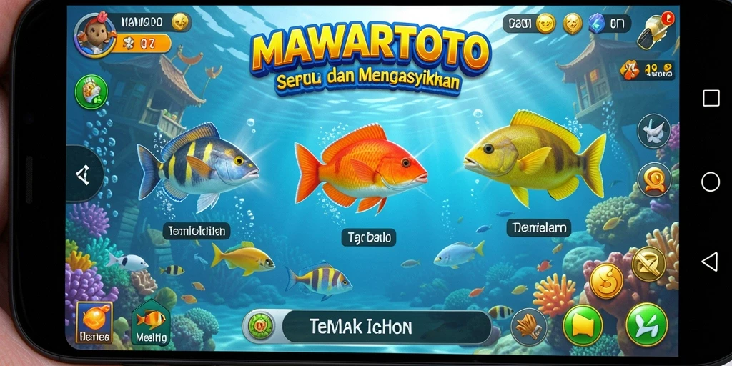 Screenshot dari gameplay seru MAWARTOTO Tembak Ikan.