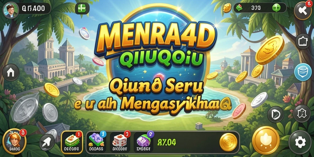 Tampilan gameplay seru dalam MENARA4D dengan grafis menarik.