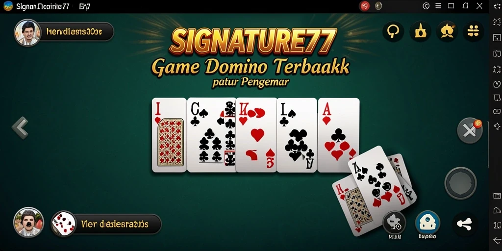Tampilan gameplay seru dalam SIGNATURE77 dengan teman-teman.