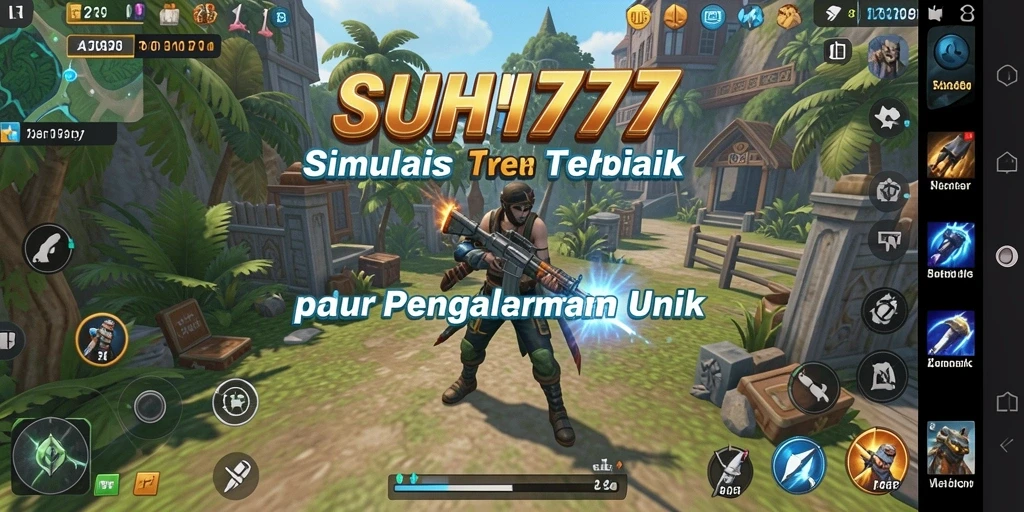 Tampilan gameplay menarik dari SUHU777 dengan lingkungan virtual yang hidup.